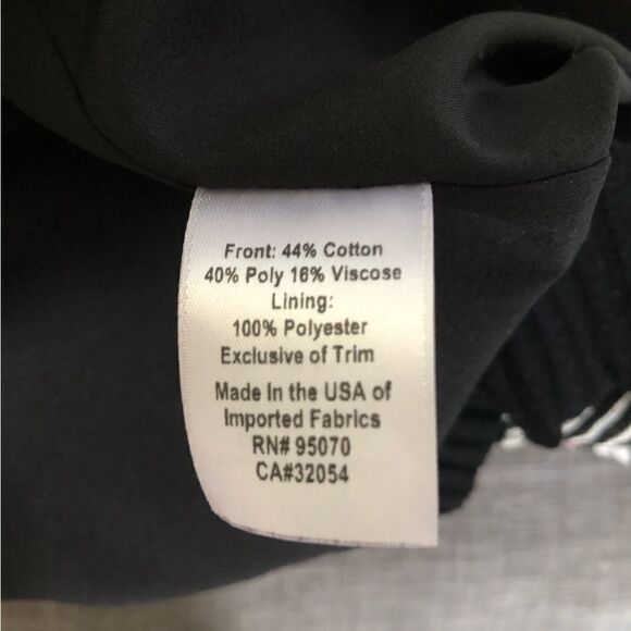 Anthropologie Weston Quilted Bomber Jacket Pink Black Small - Picture 9 of 9